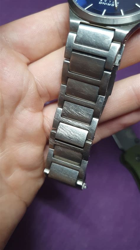 titanium watch scratches